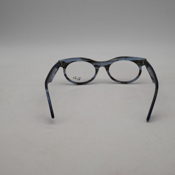 NEW Ray-Ban Wayfarer Oval Transparent Blue Color Reactive Eyeglasses Frames - Picture 8 of 10